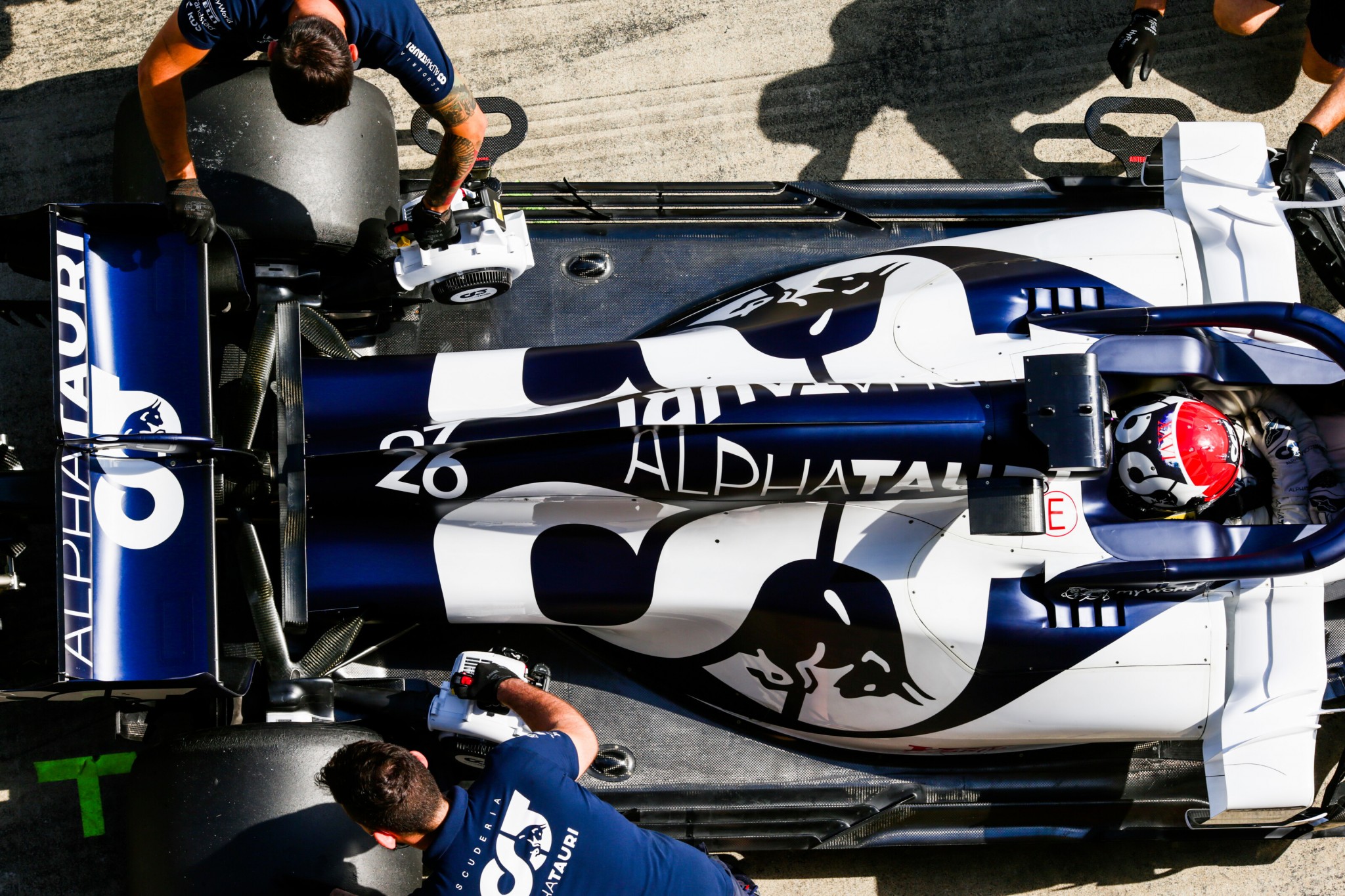 Daniil Kvyat of Scuderia AlphaTauri