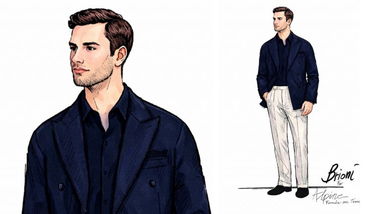 Brioni and Alpine F1 Team